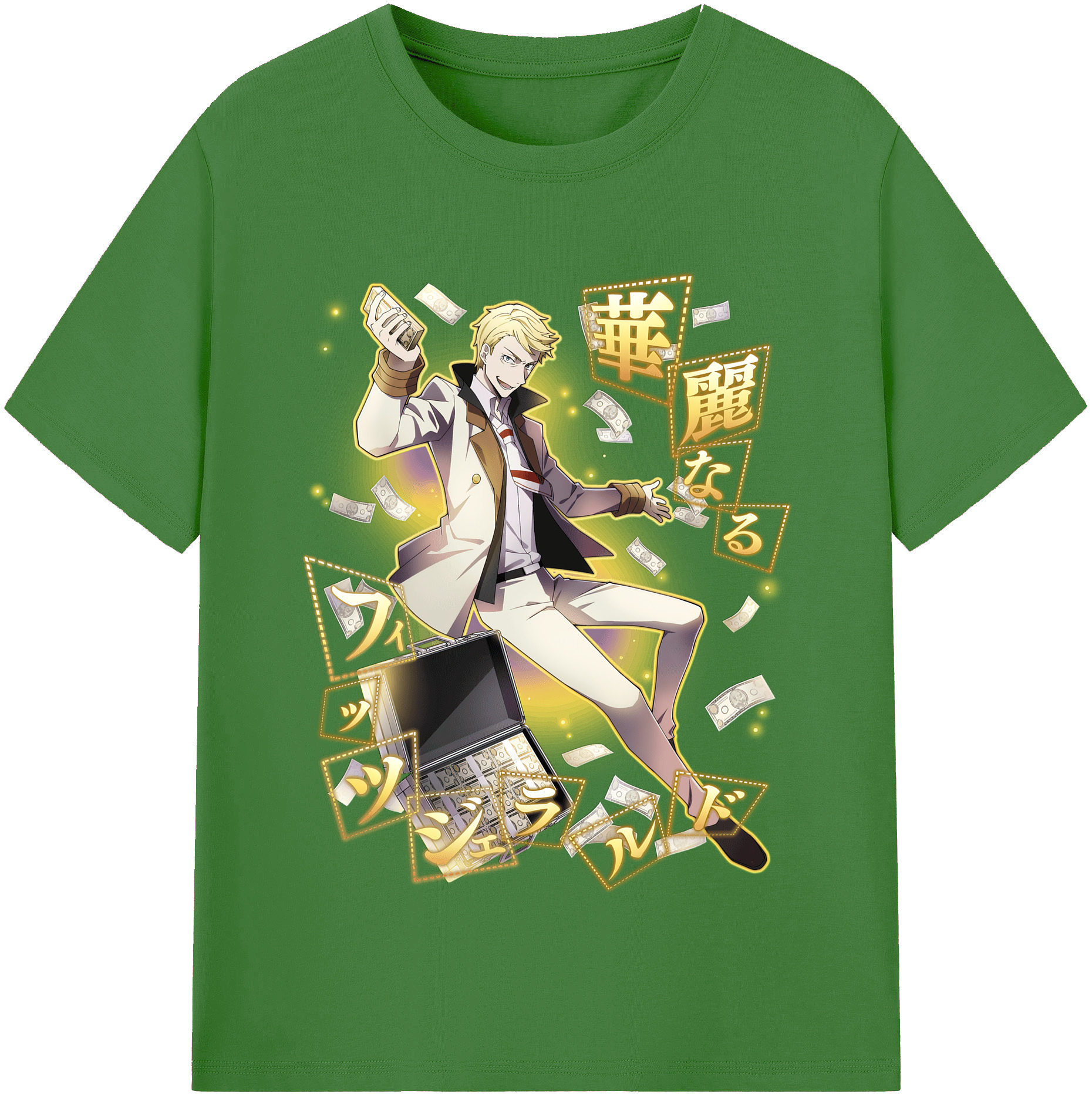 （画像用） 文豪ストレイドッグス Bungo Stray Dogs レディースカジュアルプリントTシャツ（綿100％）